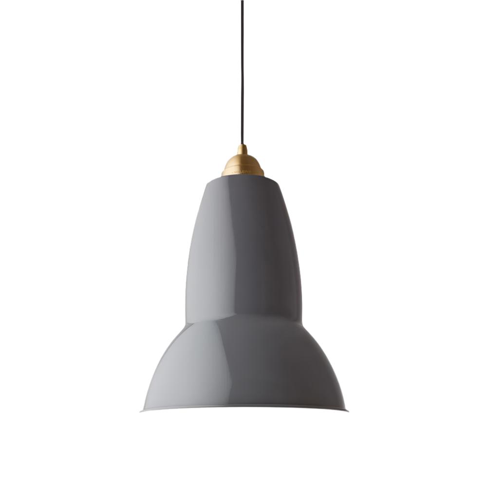 Original 1227 Brass Maxi Pendant ceiling lights Anglepoise Elephant Grey 