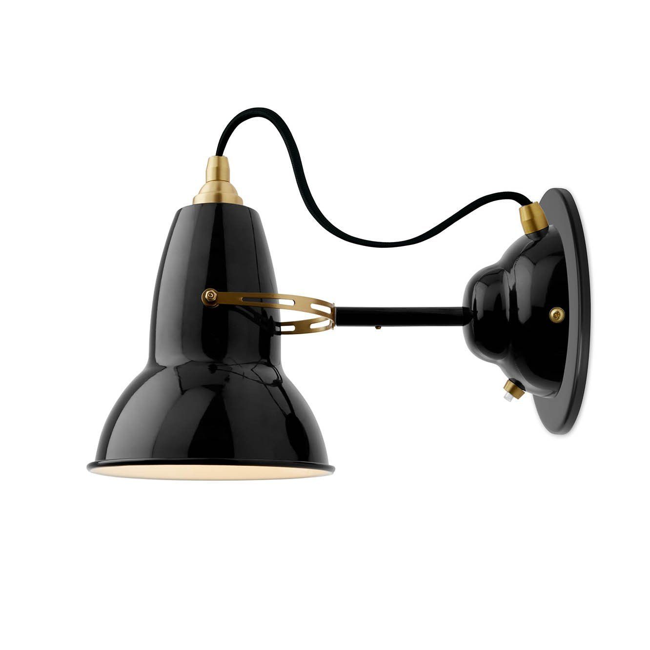 Original 1227 Brass Wall Light Wall Lights Anglepoise Deep Slate 
