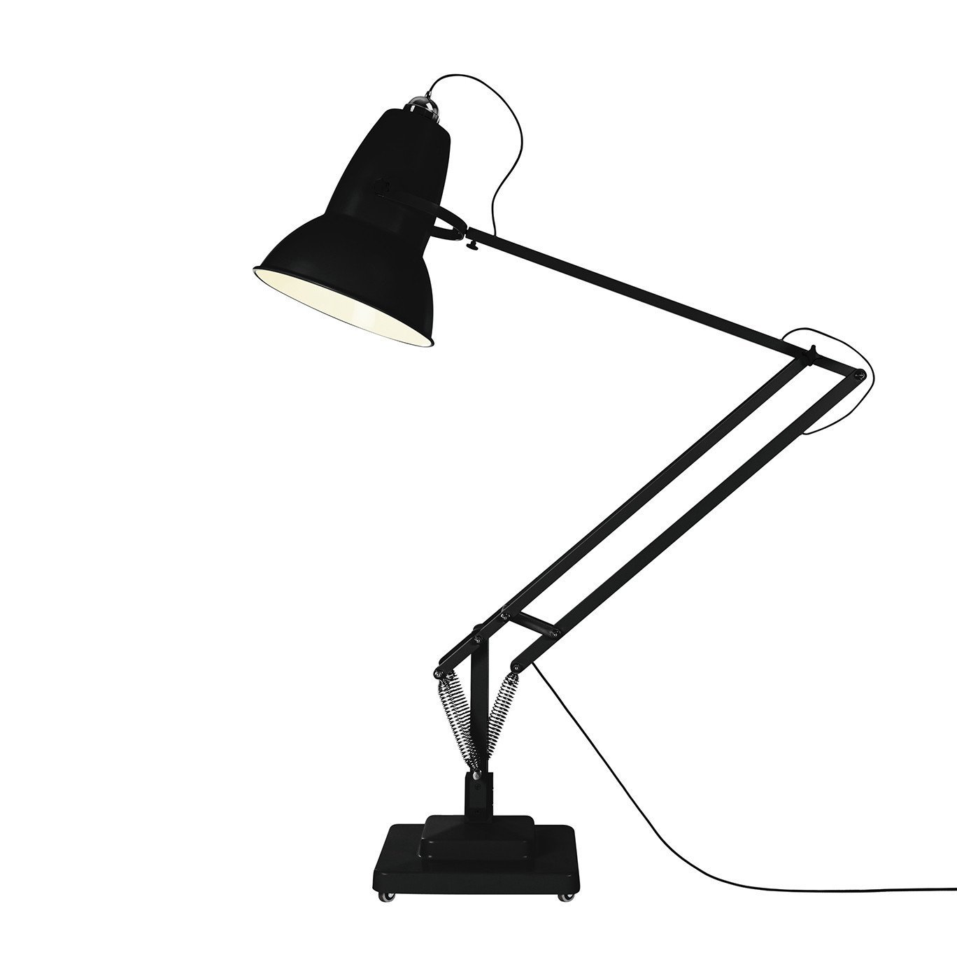 Original 1227 Giant Floor Lamp Floor Lamps Anglepoise Satin Jet Black 
