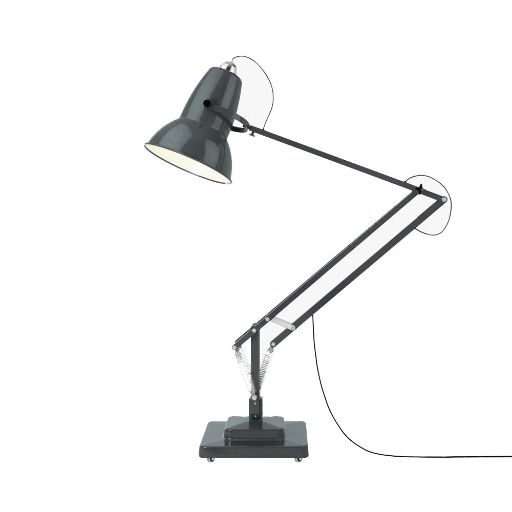 Original 1227 Giant Floor Lamp Floor Lamps Anglepoise Gloss Slate Grey 