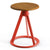 Piton Indoor Fixed-Height Stool Stools Knoll Teak Red Coral 