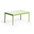 Richard Schultz 1966 Rectangular Coffee Table Coffee Tables Knoll Lime Green 32" x 20"/White Porcelain Top 