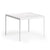 Richard Schultz 1966 Square Dining Table Dining Tables Knoll White 28" x 28"/White Porcelain Top 