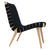 Risom Lounge Chair lounge chair Knoll Clear Maple Black Cotton Webbing 