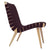 Risom Lounge Chair lounge chair Knoll Clear Maple Aubergine Cotton Webbing 