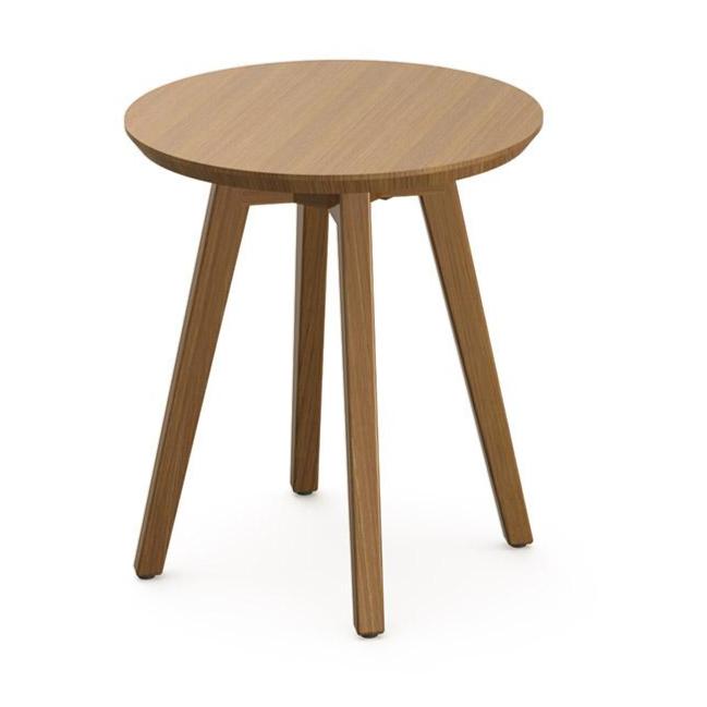 Risom Outdoor Side Table - Round Outdoors Knoll 