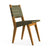 Risom Outdoor Side Chair Outdoors Knoll Fern Sunbrella Webbing 