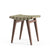 Risom Stool Stools Knoll Light Walnut +$22.00 Antique Beige Sunbrella 