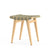 Risom Stool Stools Knoll Clear Maple Antique Beige Sunbrella 