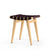 Risom Stool Stools Knoll Clear Maple Aubergine Cotton 