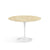 Saarinen 42" Round Dining Table Dining Tables Knoll White Empire Beige Coated Marble 