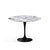 Saarinen 42" Round Dining Table Dining Tables Knoll Black Arabescato Coated Marble 