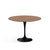 Saarinen 42" Round Dining Table Dining Tables Knoll Black Light Walnut Veneer 