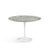 Saarinen 42" Round Dining Table Dining Tables Knoll White Grey Satin Coated Marble 