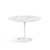 Saarinen 42" Round Dining Table Dining Tables Knoll White Carrara Satin Coated Marble 