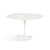 Saarinen 47" Round Dining Table Dining Tables Knoll Vetro Bianco
