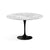 Saarinen 47" Round Dining Table Dining Tables Knoll Black Carrara marble, Shiny finish 