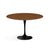 Saarinen 47" Round Dining Table Dining Tables Knoll Black Light Walnut 