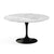 Saarinen 54" Round Dining Table Dining Tables Knoll Black Carrara marble, Shiny finish 