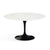 Saarinen 54" Round Dining Table Dining Tables Knoll Black Vetro Bianco 