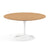 Saarinen 54" Round Dining Table Dining Tables Knoll White Light Oak 