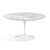 Saarinen 54" Round Dining Table Dining Tables Knoll White Carrara marble, Shiny finish 