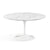 Saarinen 54" Round Dining Table Dining Tables Knoll White Carrara marble, Satin finish 