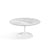 Saarinen Coffee Table - 35" Round Coffee Tables Knoll White Carrara marble, Shiny finish 