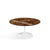 Saarinen Coffee Table - 35" Round Coffee Tables Knoll White Espresso marble, Shiny finish 