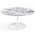 Saarinen Coffee Table - 35" Round Coffee Tables Knoll White Arabescato marble, Shiny finish 