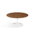 Saarinen Coffee Table - 35" Round Coffee Tables Knoll White Light Walnut 