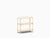 Steelwood Shelving System storage Magis natural beech frame / white shelf finish 3 Shelves high - 1 module wide