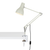 Type 75 Desk Lamp with Desk Clamp Table Lamps Anglepoise Jasmine White 