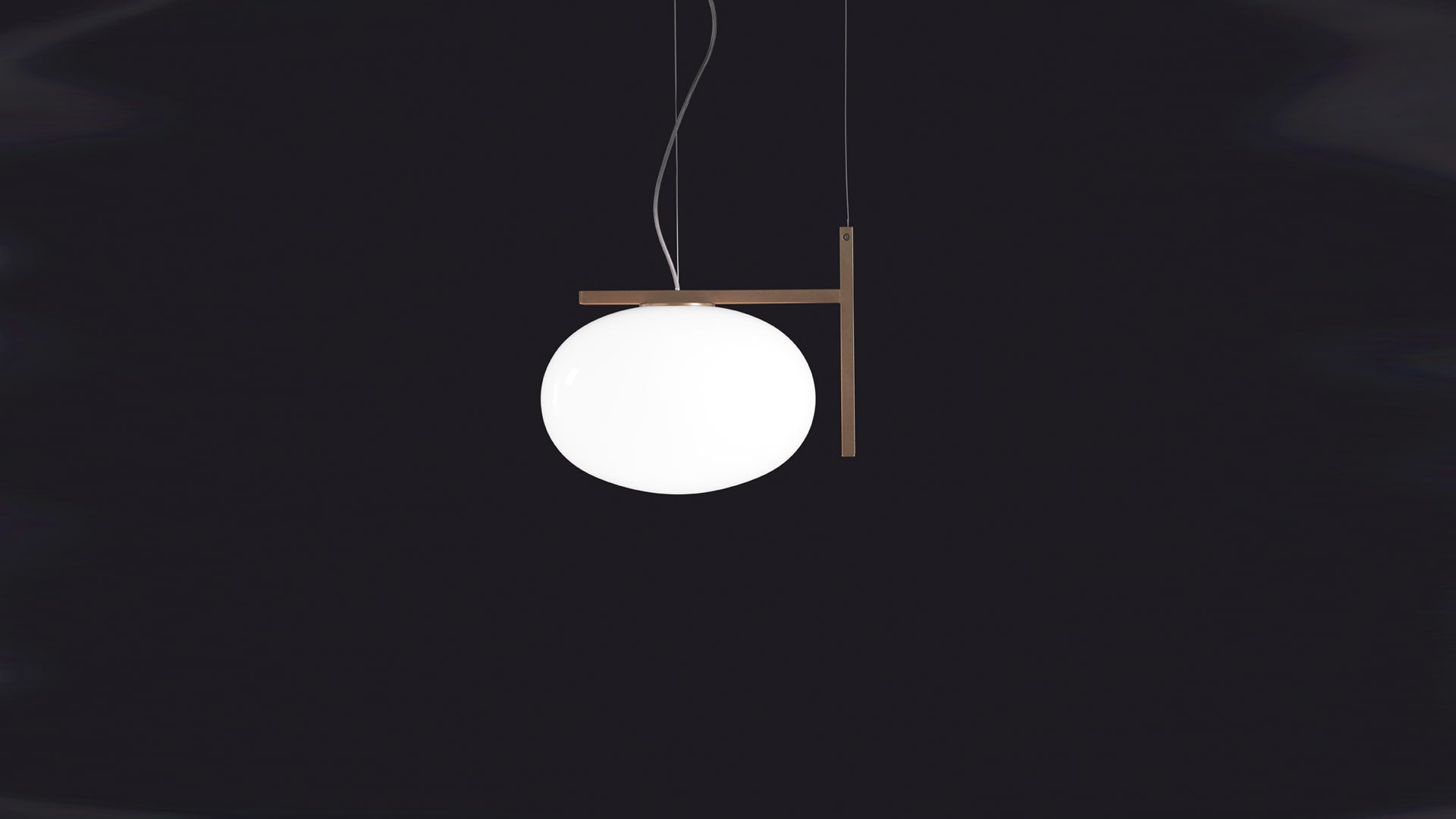 Alba Pendant Light Pendant Lights Oluce 1-Arm Anodic bronze 
