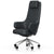 Grand executive highback chair task chair Vitra Leather - Asphalt Hard castors for carpet 