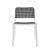 Audrey Side Chair Side/Dining Kartell White Painted Frame/Black Seat & Back 