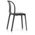 Belleville Side Chair Plastic Outdoors Vitra Basalt 