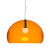 Big Fly Suspension Lamp suspension lamps Kartell Transparent Orange 