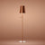 Birdie Floor Lamp Floor Lamps Foscarini On/Off Copper 