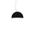 Sonora Glass Pendant Light Floor Lamps Oluce Black 19.7" 