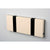 Knax Horizontal Colored Coat Hook Coat Hooks Loca 2 hooks Black Desert Sand