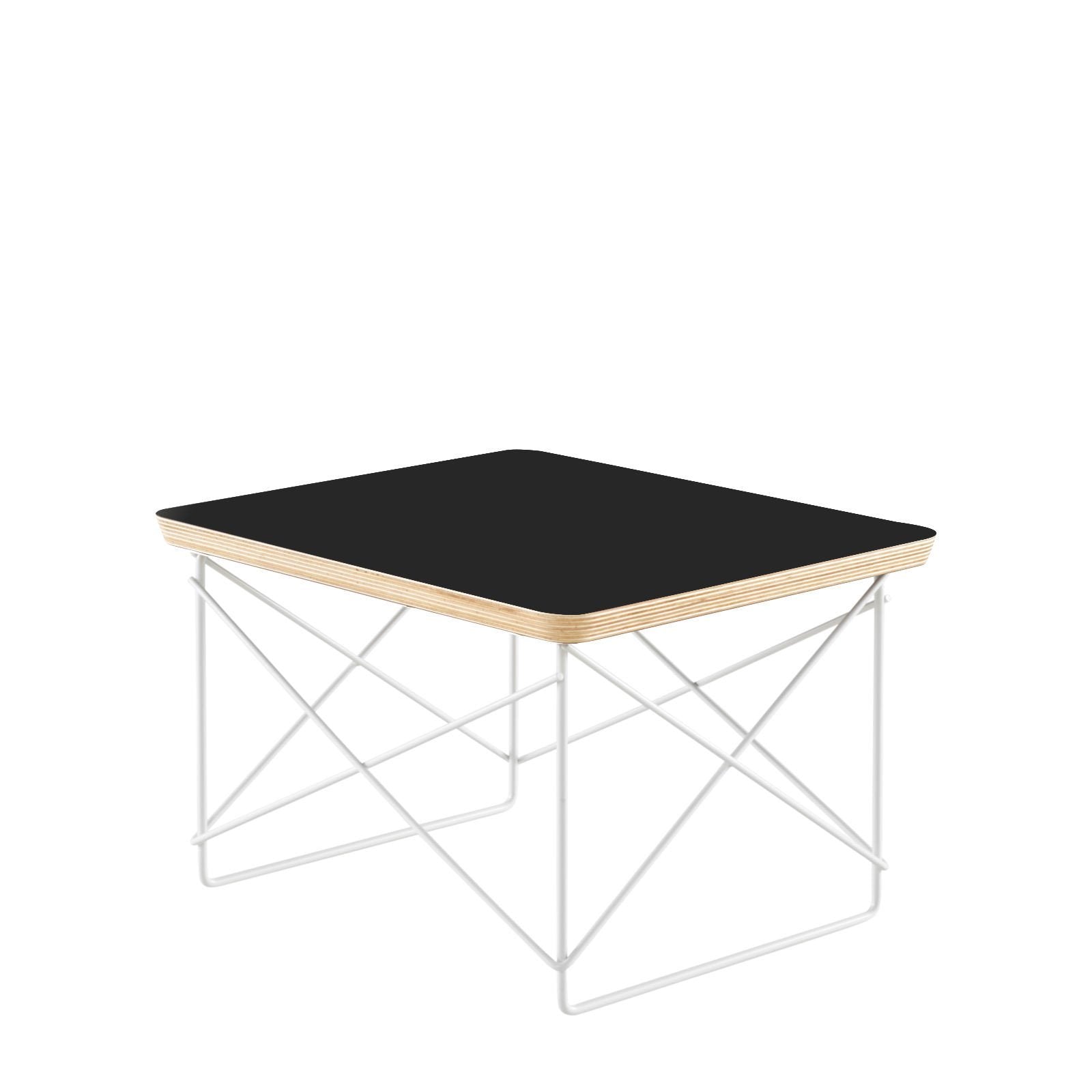 Eames Wire Base Low Table side/end table herman miller Black Studio White 