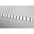 Knax Horizontal Colored Coat Hook Coat Hooks Loca 10 hooks Black White