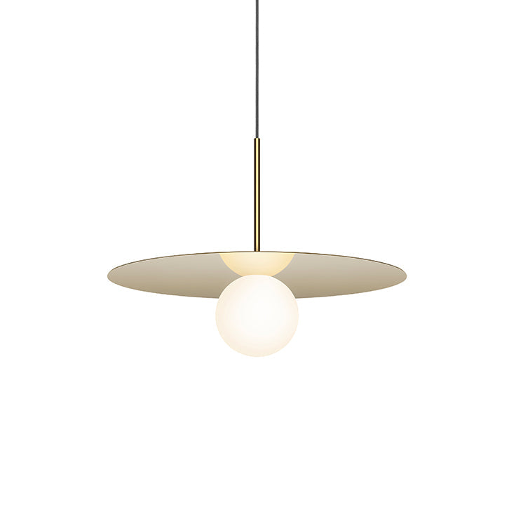Bola Disc Pendant ceiling lights Pablo Brass 18" 