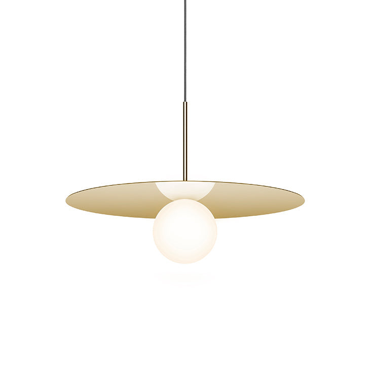 Bola Disc Pendant ceiling lights Pablo Brass 22" 
