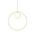 Bola Halo Led Pendant Pendant Lights Pablo Brass 22" 