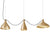 Swell String 3 Mixed Modular Suspension Light suspension lamps Pablo Swell String 3 Mixed - Brass 