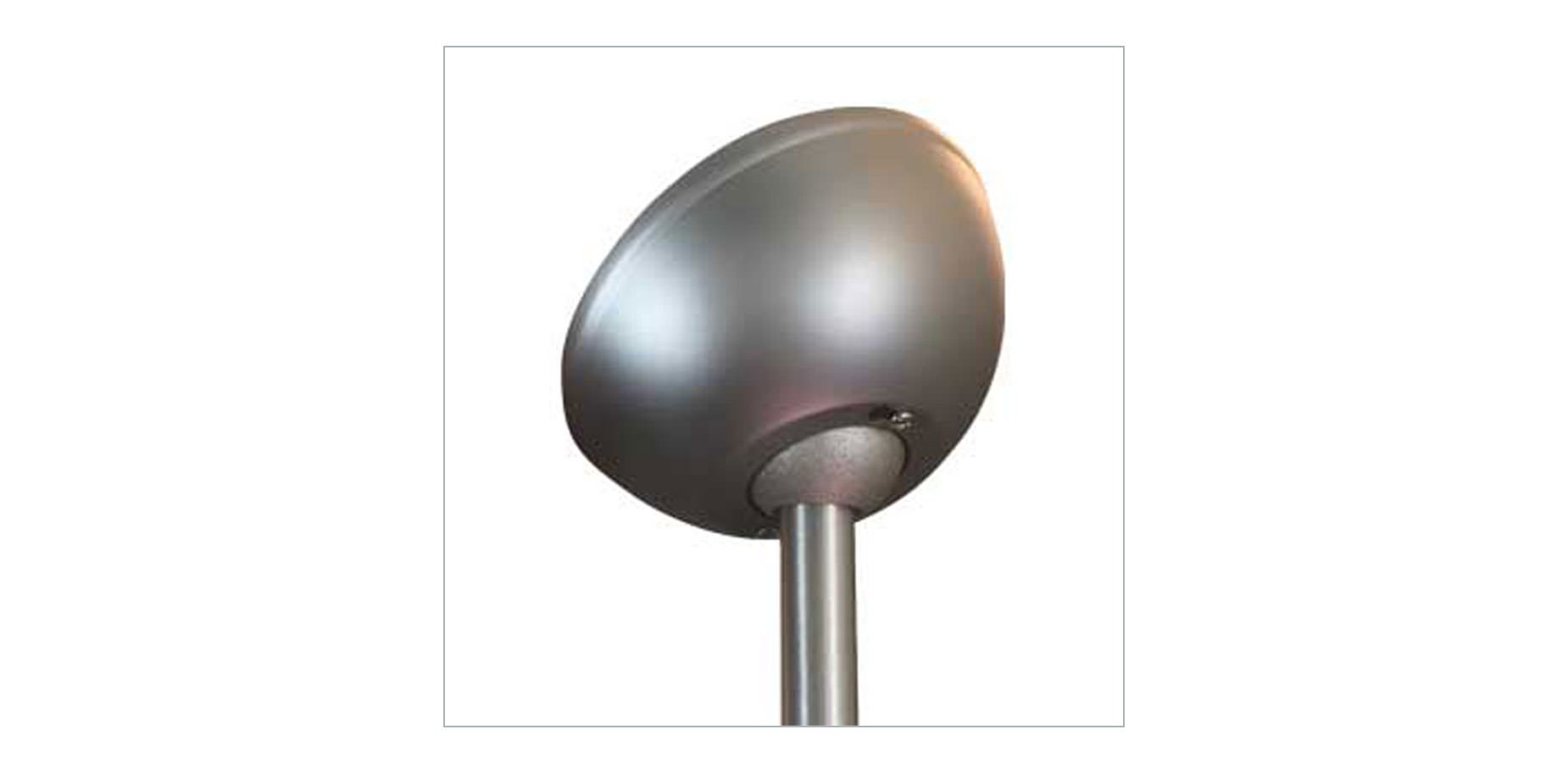 Sloped Ceiling Adapter Accessories Modern Fan Co Brushed Aluminum 