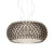 Caboche Plus Suspension Lamp  Foscarini Large LED version - grey: 29.5" dia. 