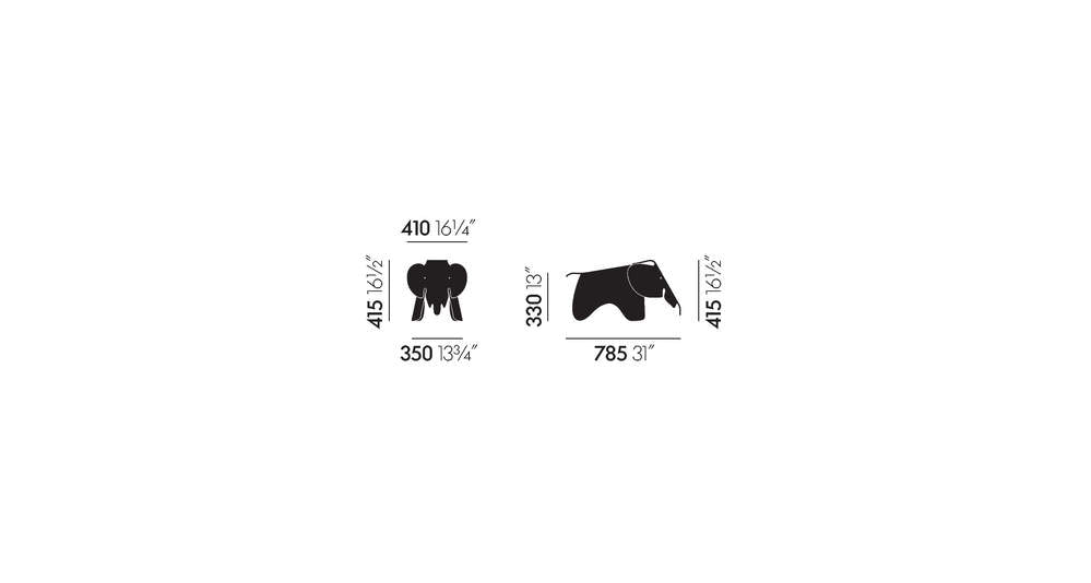 Eames Plywood Elephant kids Vitra 